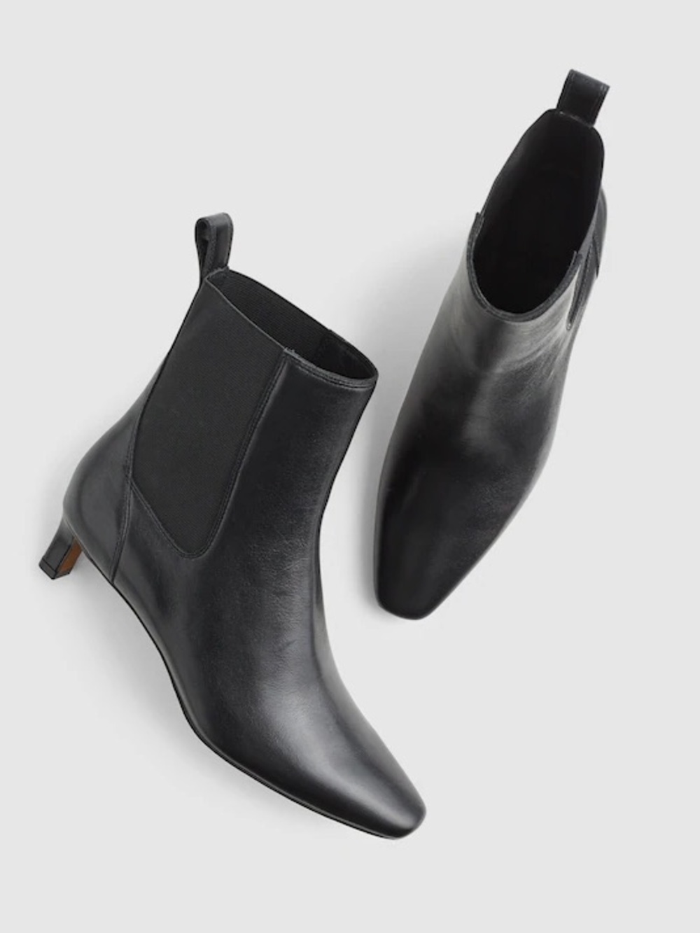 Madewell The Dimes Chelsea Boot Leather in Black Size 9 - Picture 2 of 11